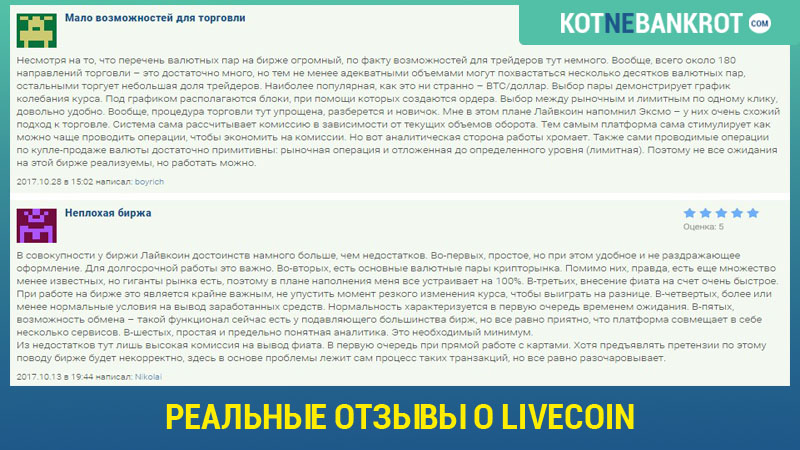 Livecoin отзывы тех, кто торговал + обзор криптовалютной биржи